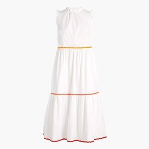 JCREW ric rac tiered dress